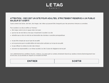 Tablet Screenshot of letagparfait.com